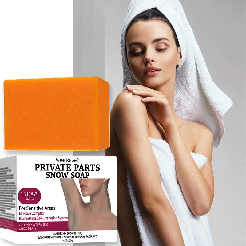 Turmeric and Collagen Brightening Soap Vitamin C Skin Glow Bar 100g
