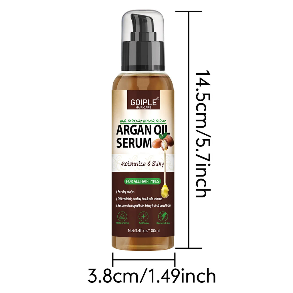 100ml Argan Oil Hair Serum Repair Treatment for All Hair Types