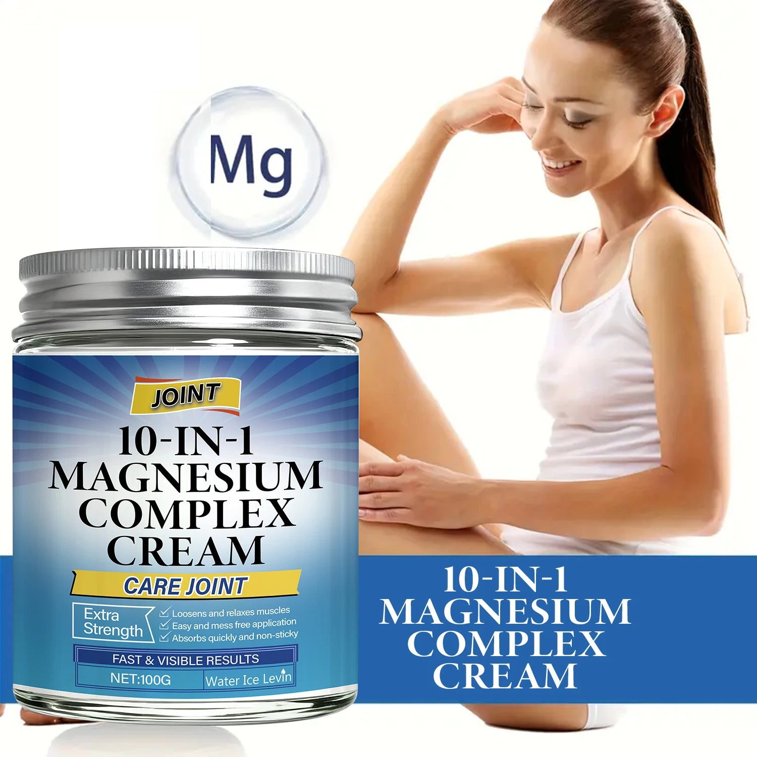 10-in-1 Magnesium Joint Cream Extra Strength Muscle Recovery Balm - 2