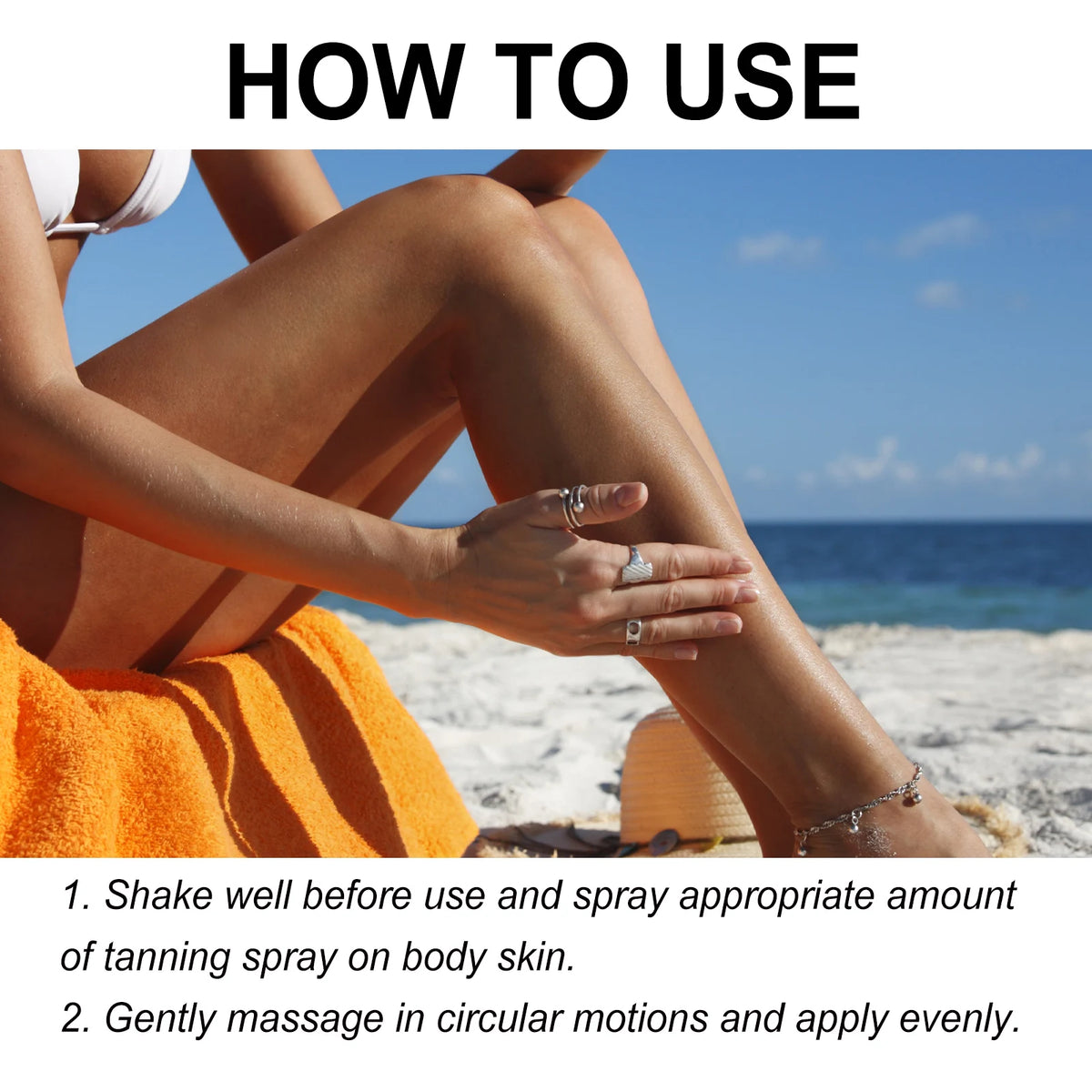 Sunless Self-Tanning Spray for Natural Glowing Skin