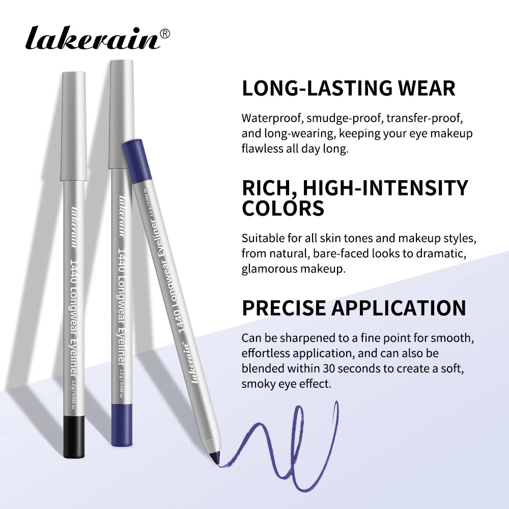 Long-Lasting Waterproof Eyeliner Pencil