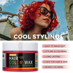 Temporary Hair Color Styling Wax for Hair and Beard 40g