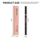 Waterproof Triangular Eyebrow Pencil with Grooming Brush