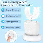 Smart UShape Ultrasonic Electric Toothbrush Rechargeable Whitening Set