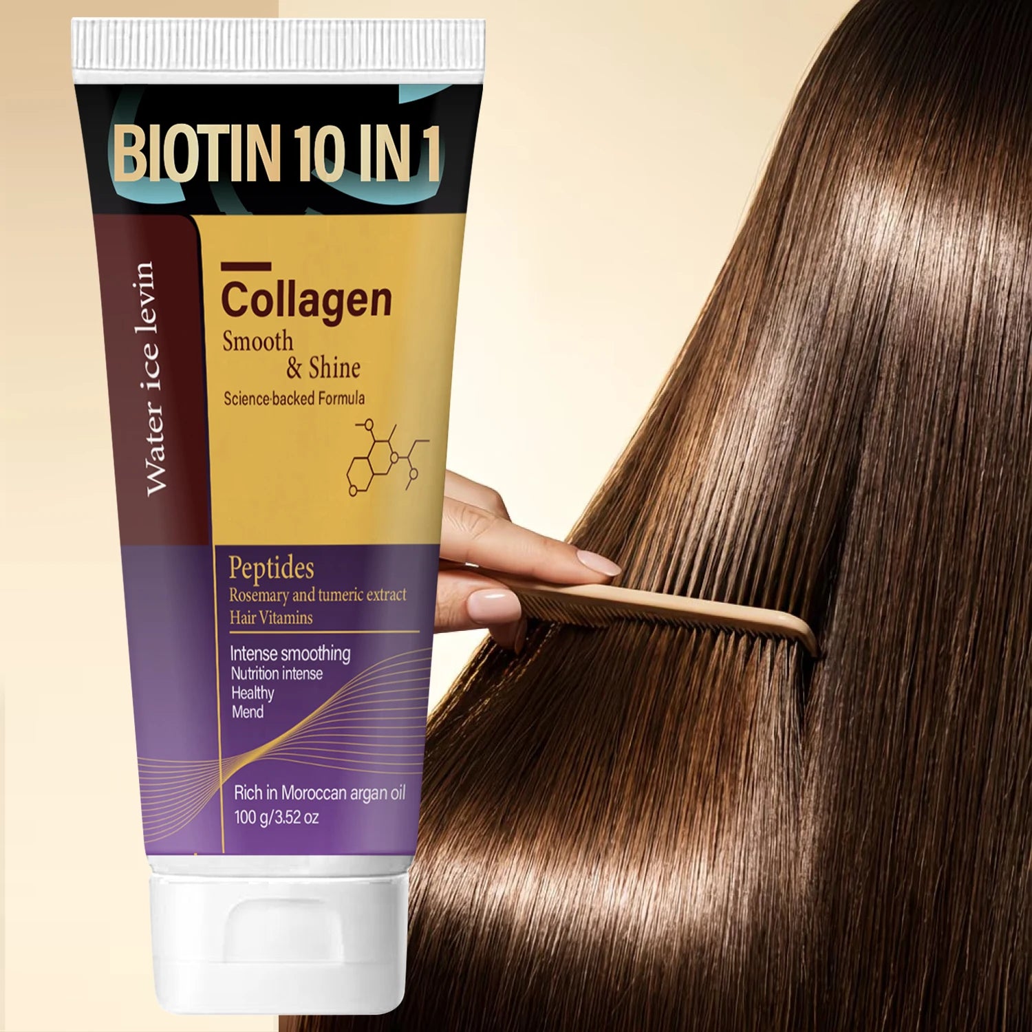 10 in 1 Biotin Collagen Keratin Hair Mask Smoothing Conditioner 100g