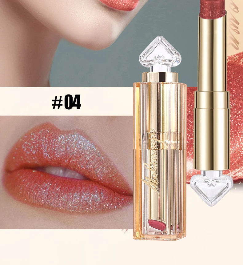 Shiny Lipstick Waterproof Long Lasting Glitter Lip Gloss