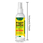 Foot and Shoe Deodorizer Spray 100ml Lemon Scent Odor Remover