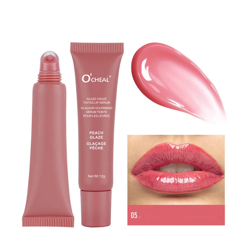 O'Cheal Glaze Tinted Lip Serum Moisturizing Gloss