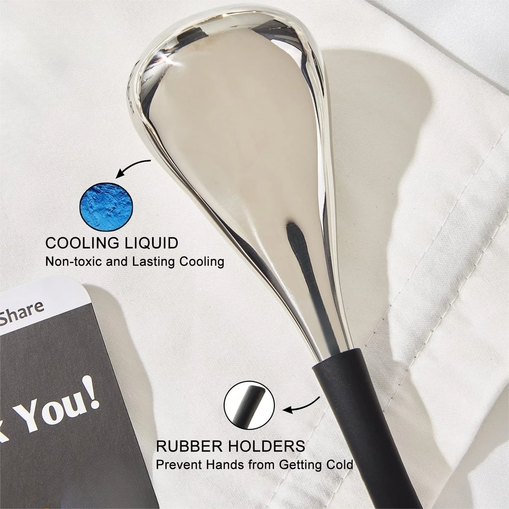 Stainless Steel Cryo Sticks for Facial Cooling and Puffiness Relief