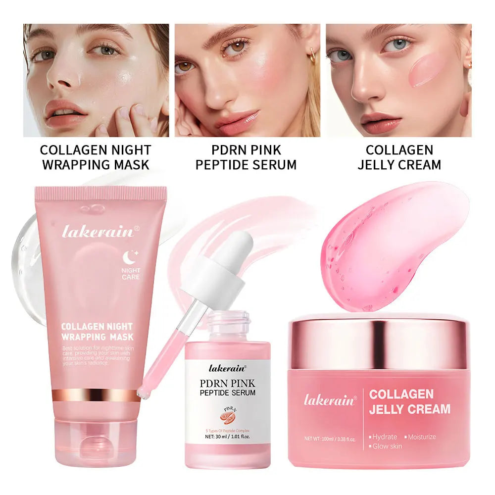 Collagen Firming Skincare Set for Radiant Hydrated Skin - 1
