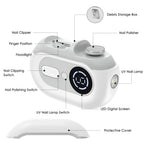Electric Automatic Nail Clipper and Trimmer Set