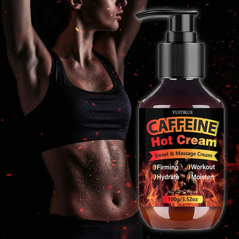 Yuitikue Caffeine Hot Cream Firming Sweat and Workout Body Massage Gel