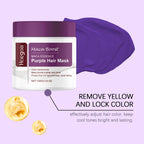 Purple Hair Mask and Shampoo Set for Color Protection