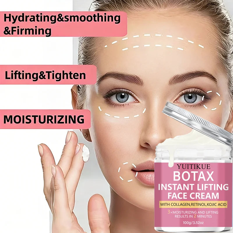 YUITIKUE Instant Lifting Face Cream Retinol Collagen Firming Moisturizer