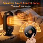 Portable PTC Ceramic Desktop Heater for Home and Office