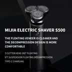 Xiaomi Mijia S500 Electric Shaver Rotary Razor Waterproof Beard Trimmer