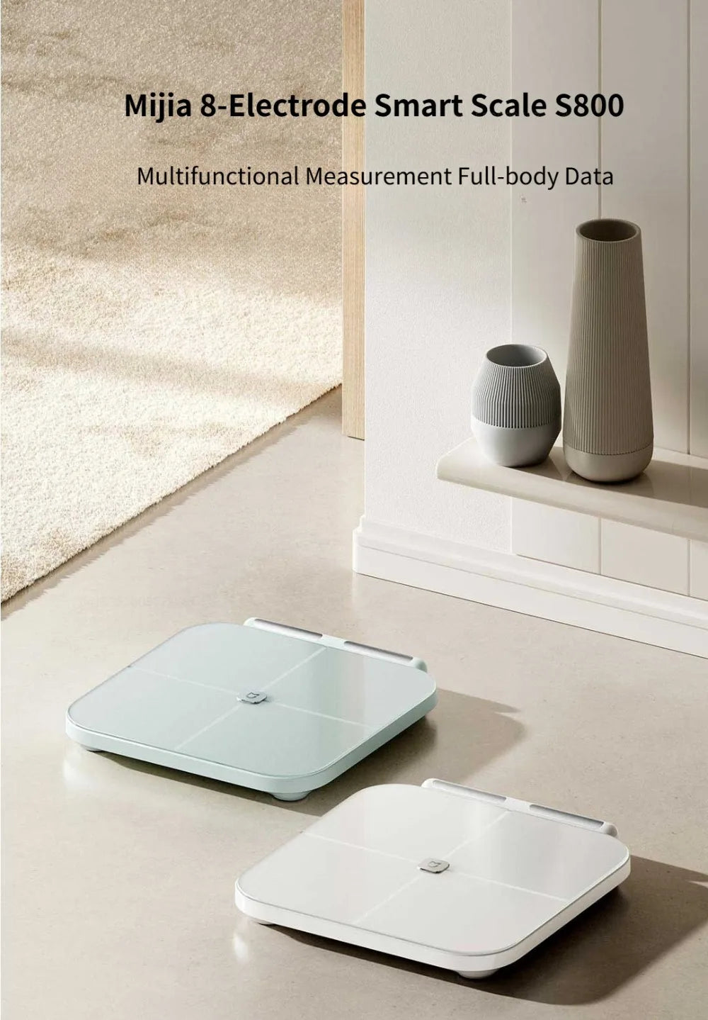 Mijia Smart Scale S800 8-Electrode Body Fat Analyzer Bluetooth Scale - 7