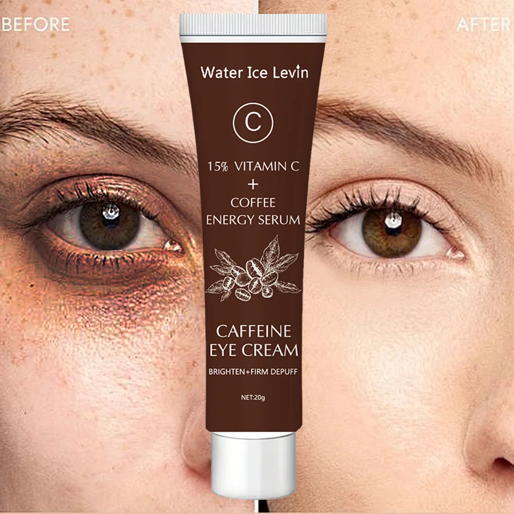Caffeine Eye Cream 15% Vitamin C Dark Circle Remover and Firming Serum