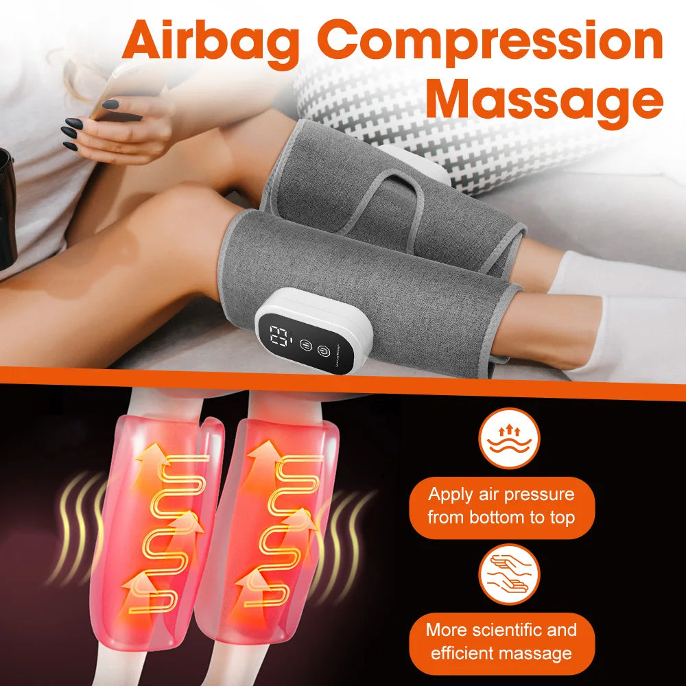 Wireless Air Compression Calf Massager for Muscle Relief