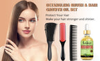 Lockmio Rosemary Hair Growth Oil and Curly Hair Detangling Brush Set