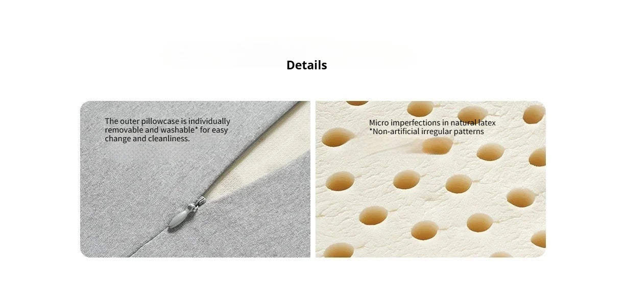 Mijia Natural Latex Pillow Pro Orthopedic Neck Support Sleep Bedding - 18
