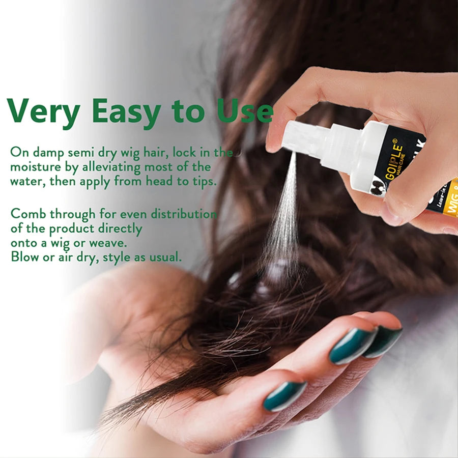 Goiple Wig Milk Spray Conditioner and Detangling Octopus Brush Set