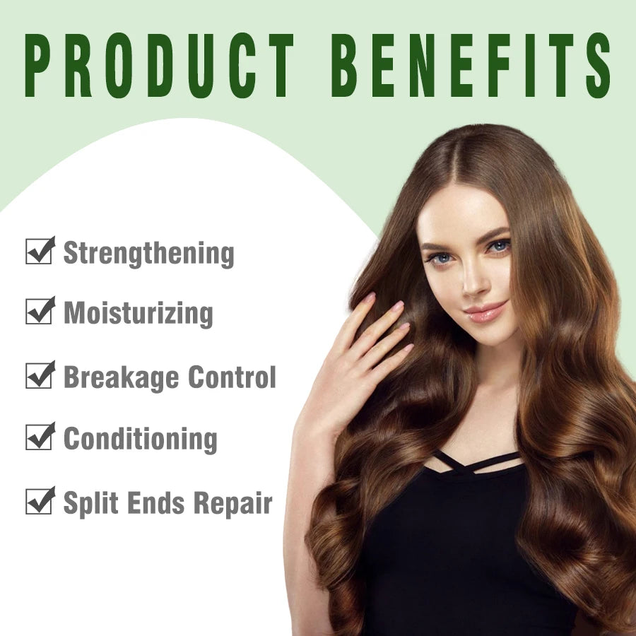 Rose and Black Castor Oil Hair Strengthening and Repair Treatment