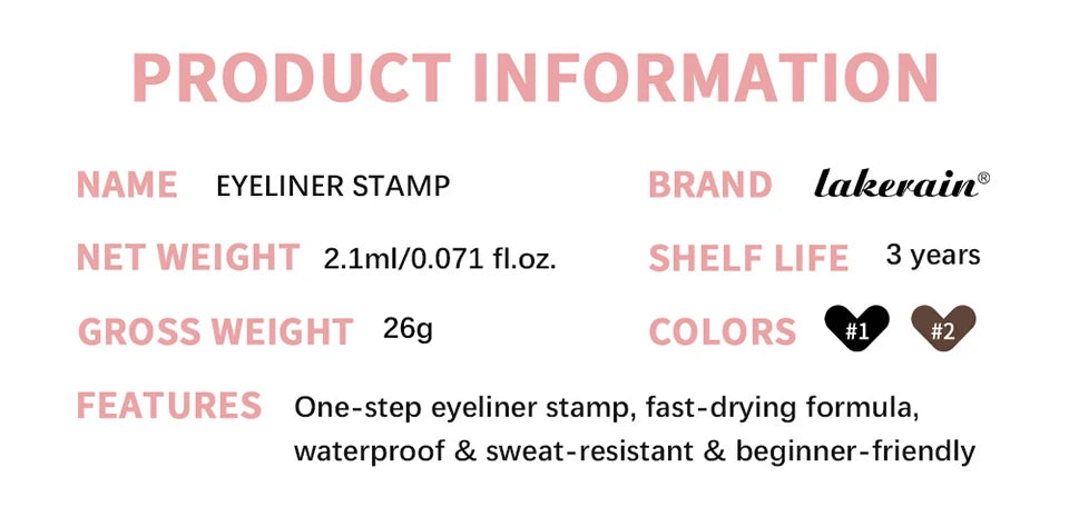 Waterproof Winged Eyeliner Stamp Pen