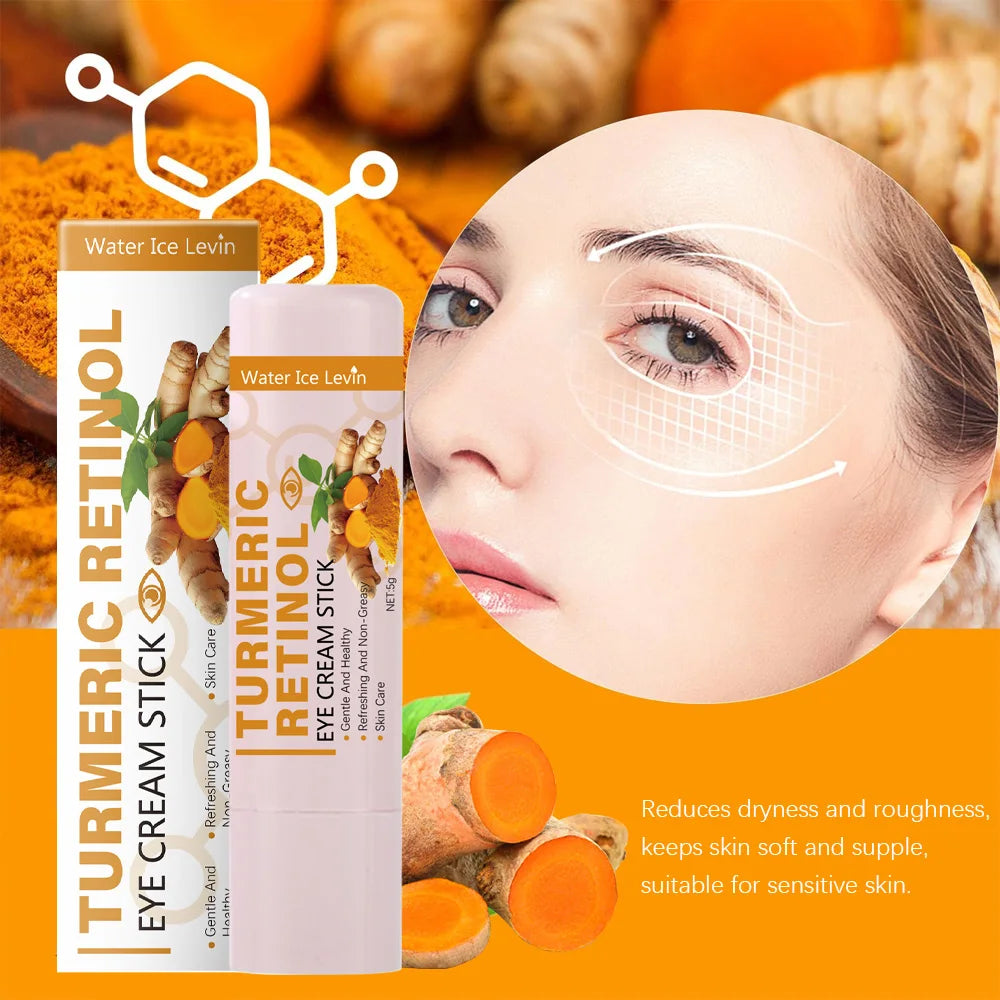 Turmeric Retinol Eye Cream Stick Anti Aging Dark Circle Remover - 9