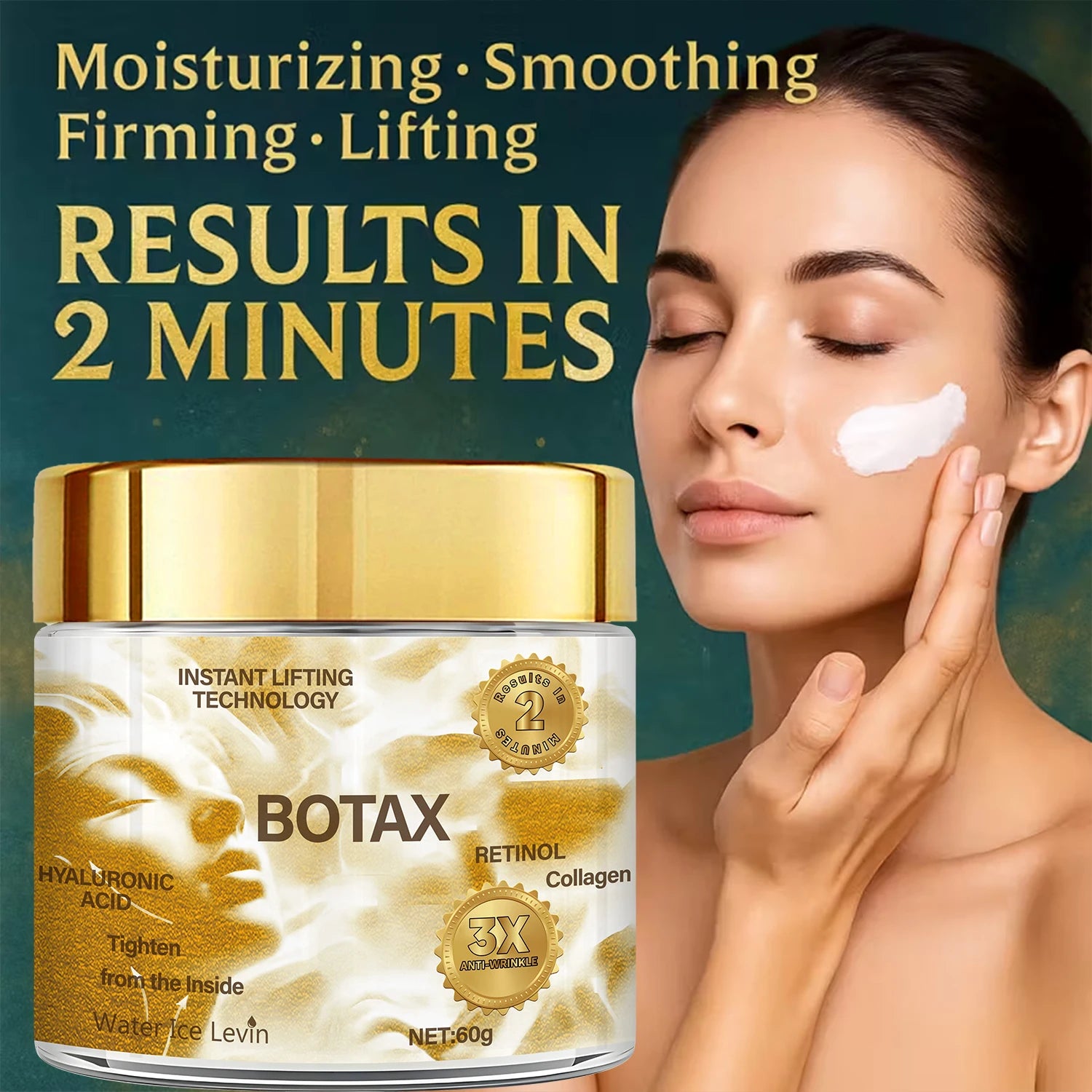 BOTAX Instant Lifting Face Cream Anti Aging Retinol and Collagen - 3