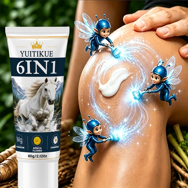 YUITIKUE 6 in 1 Muscle and Joint Relief Cream Hydrating Massage Lotion - 11