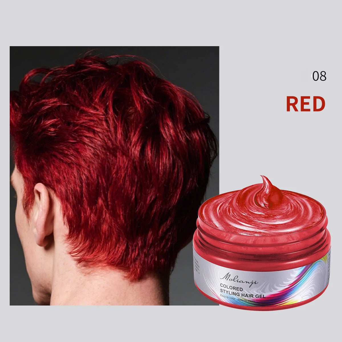 Molianji Disposable Instant Color Hair Styling Gel 100ml