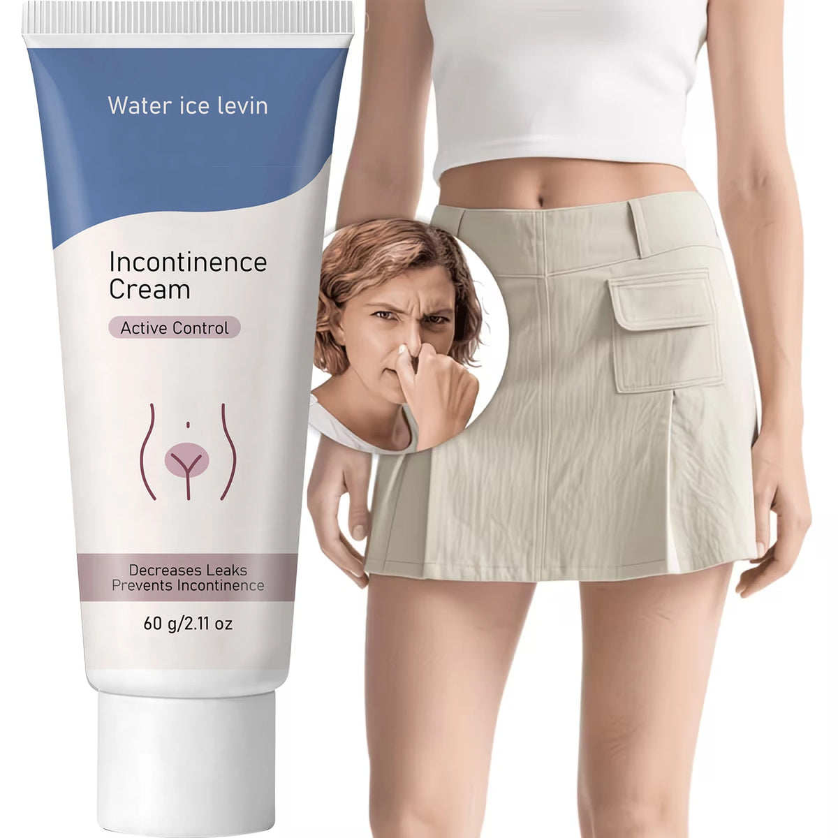 Active Control Incontinence Care Cream Collagen Moisturizing Skin Balm