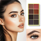 8-Color Cream Blush and Contour Palette