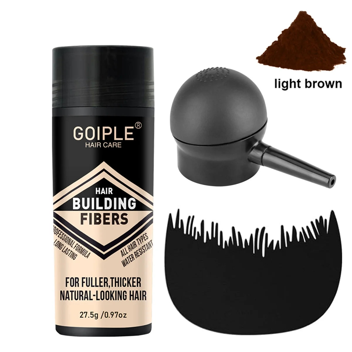 Hair Building Fibers Powder 27.5g for Thickening Thinning Hair