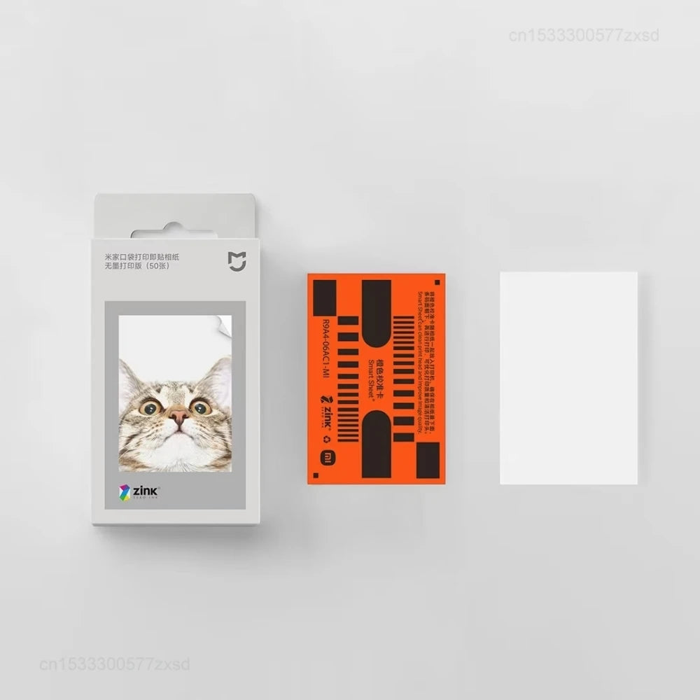 Mijia ZINK Pocket Printer Paper Self-Adhesive Photo Printing Sheets