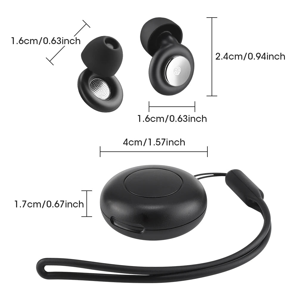 Reusable Noise-Canceling Sleep Earplugs for Side Sleeping