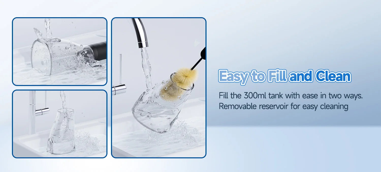 Portable Sonic Toothbrush and Water Flosser Oral Care Set - 11