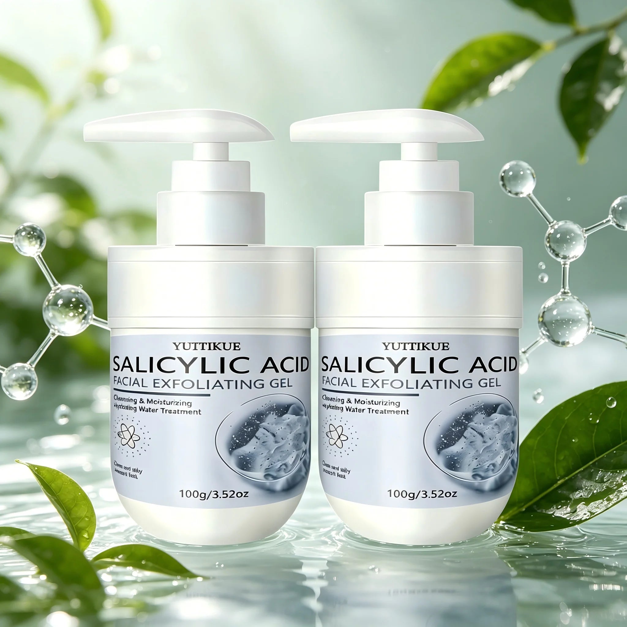 YUITIKUE Salicylic Acid Facial Exfoliating Gel Cleanser 100g - 19