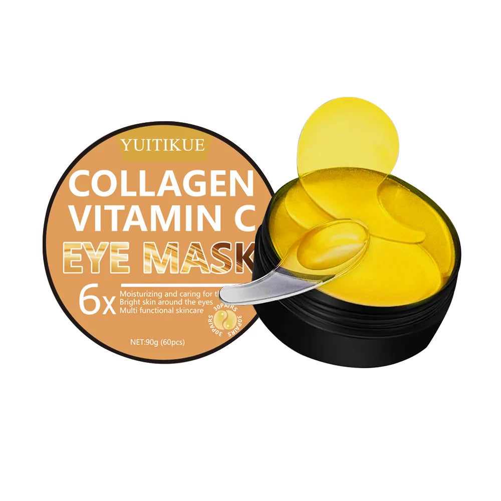 Collagen Vitamin C Eye Mask Moisturizing Anti Aging Under Eye Patches - 7