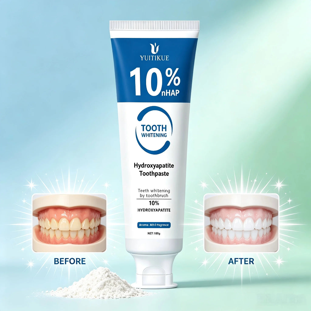 YUITIKUE 10% Hydroxyapatite Toothpaste Enamel Repair and Teeth Whitener