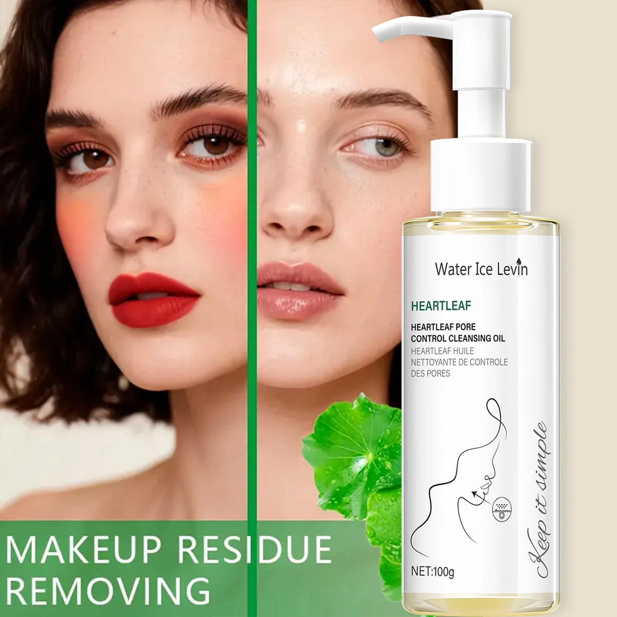Heartleaf Pore Control Cleansing Oil Niacinamide Face Wash 100g