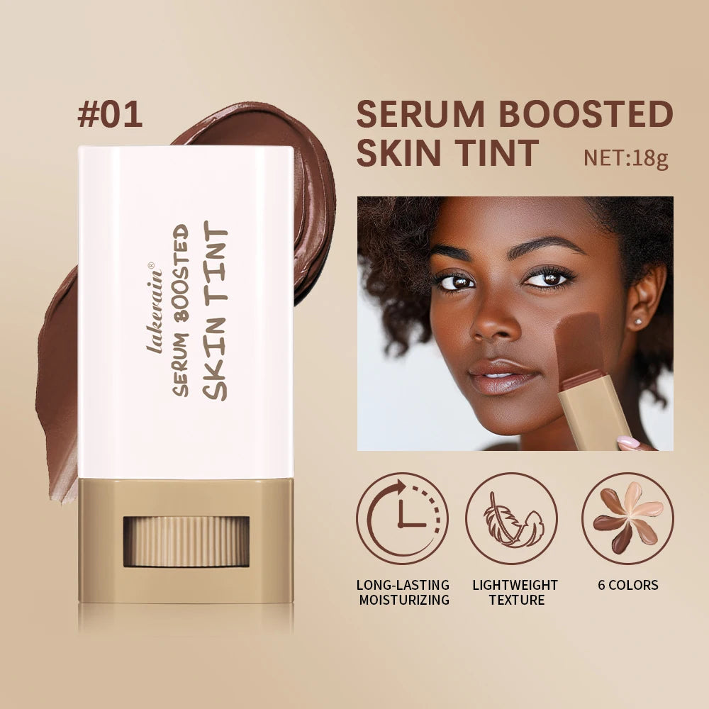 Matte Foundation Stick and Setting Powder Makeup Set