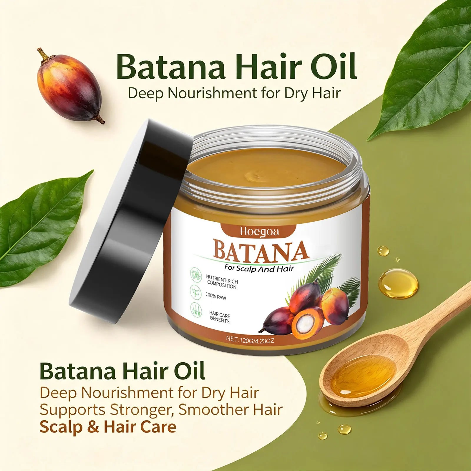 Batana Hair Mask for Deep Repair and Scalp Nourishment - 1