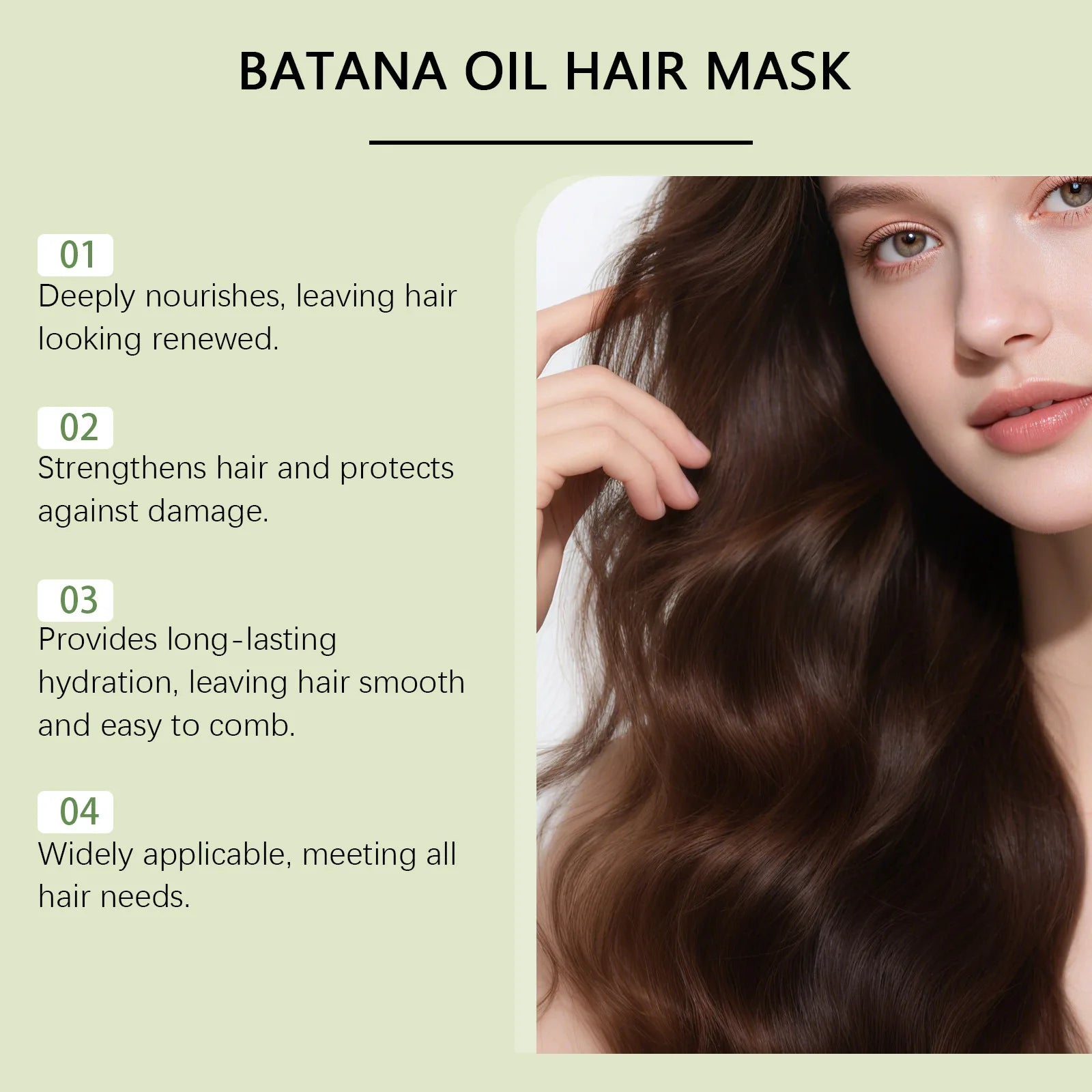 Batana Oil Hair Mask Deep Repair Treatment 100g - 4