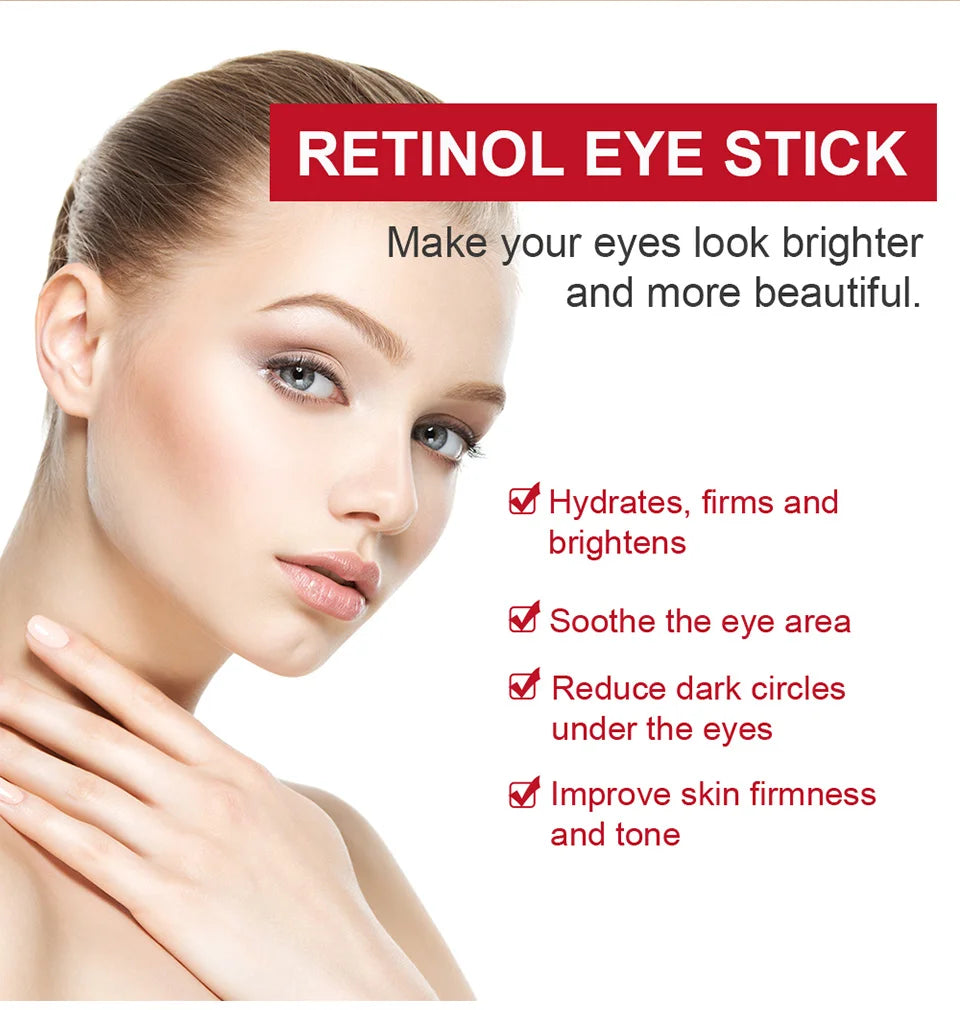 Retinol Anti-Aging Eye Stick for Dark Circles and Puffiness