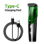 Cordless Rechargeable Vacuum Beard Trimmer for Men