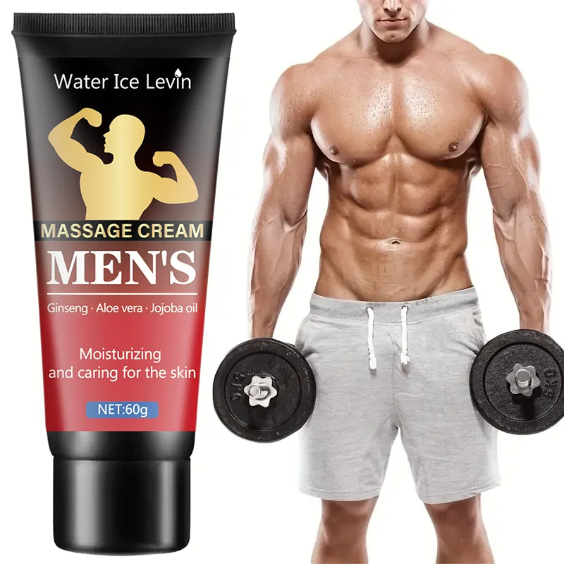 Water Ice Levin Ginseng Massage Cream Aloe Vera Jojoba Body Moisturizer - 3