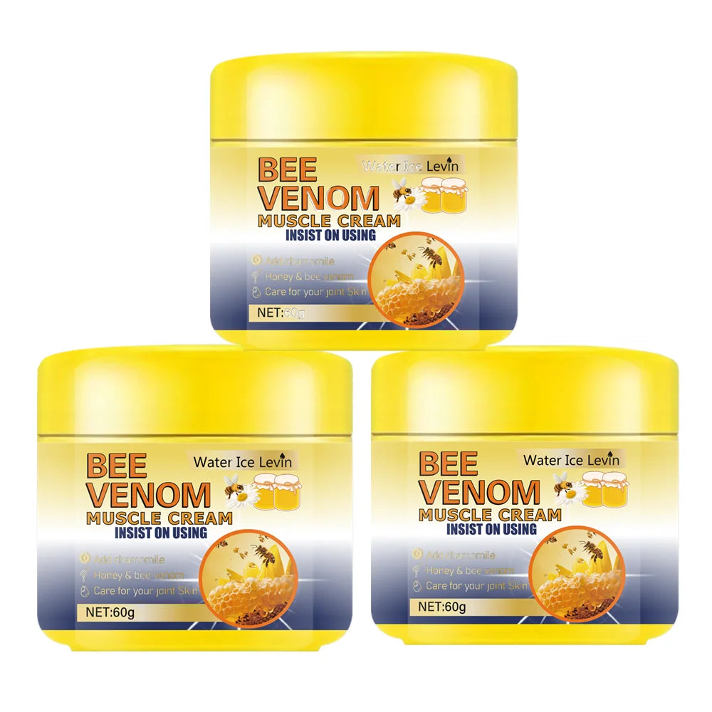 Bee Venom Muscle and Joint Relief Cream Cooling Warming Pain Rub