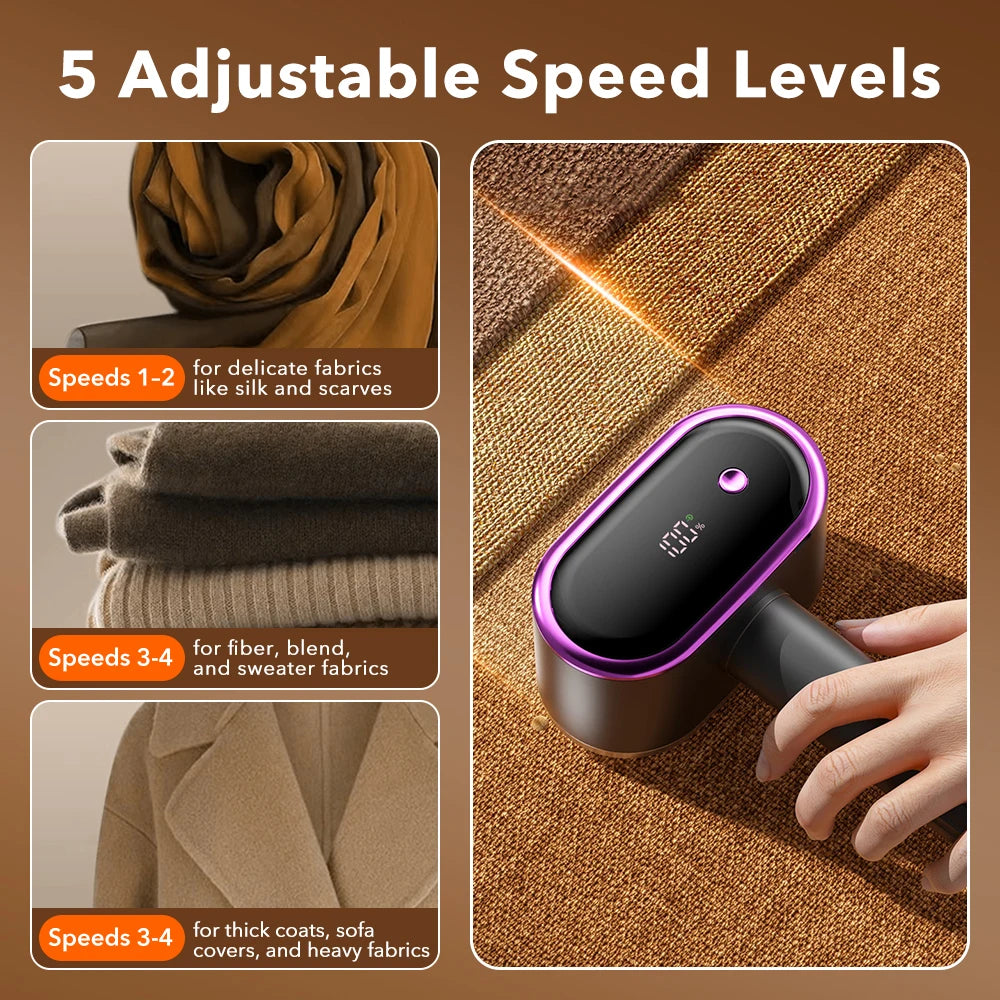 Electric Fabric Shaver and Lint Remover for Clothes and Furniture